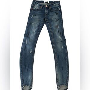 One Teaspoon Loonies in Blue Marine NWT